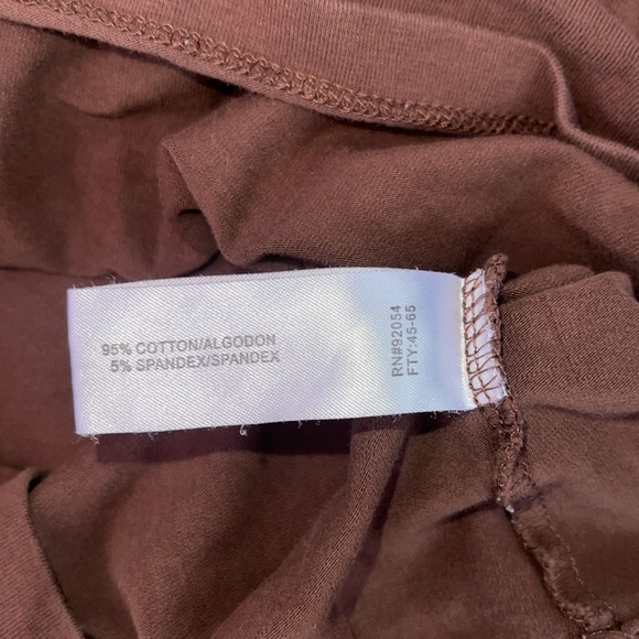 brown tank with lace deep vneck size Medium - Picture 15 of 16